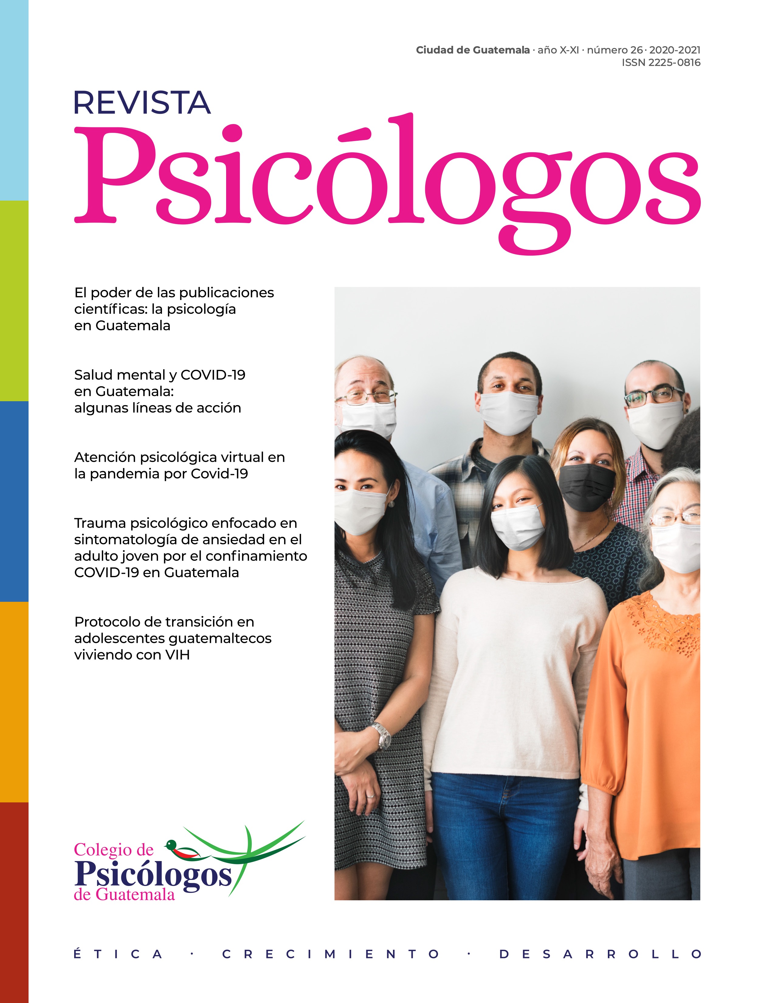 					Ver Vol. 10 Núm. 26 (2020): Revista Psicólogos No. 26
				